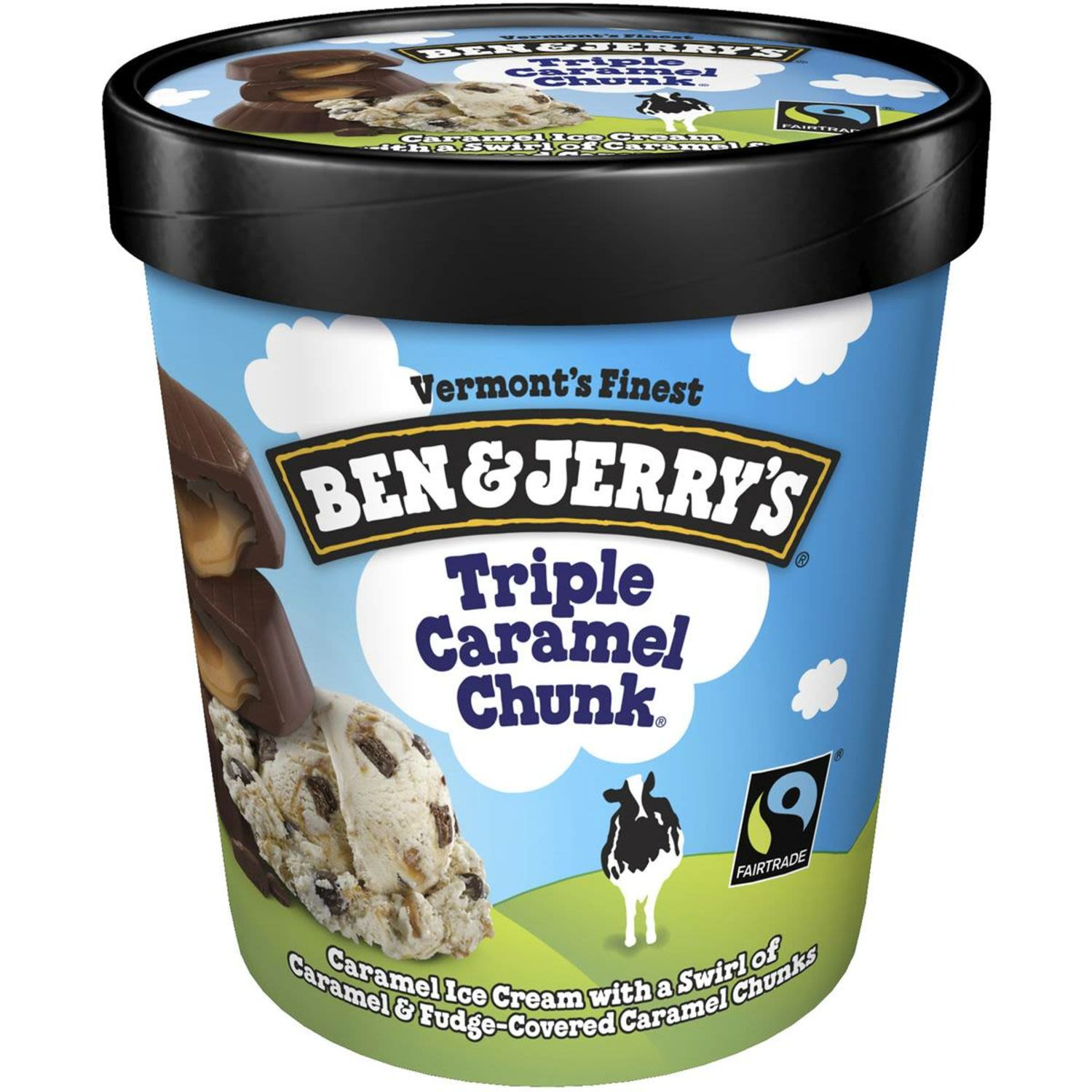 Ben & Jerry's Ice Cream Triple Caramel Chunk, 458 Millilitre