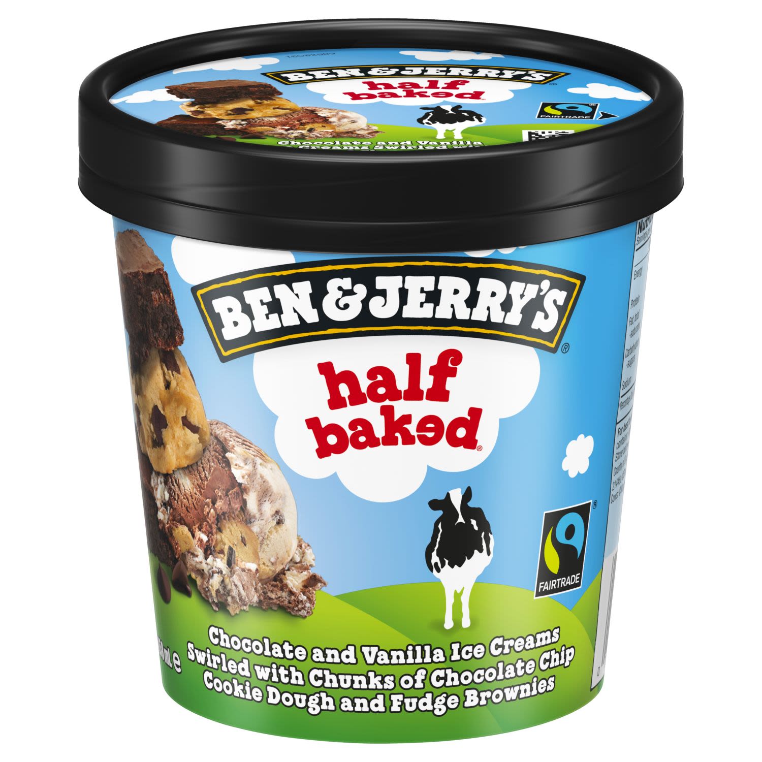 Ben & Jerry's Ice Cream Half Baked, 458 Millilitre