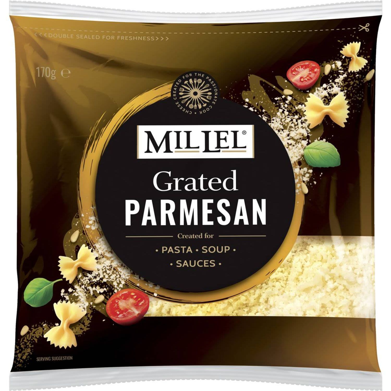 Mil Lel Grated Parmesan, 170 Gram
