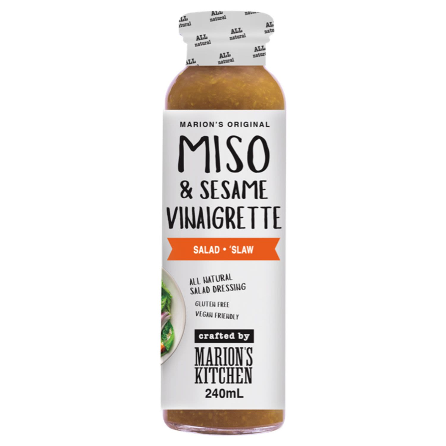 Marion's Kitchen Miso & Sesame Vinaigrette Dressing, 240 Millilitre