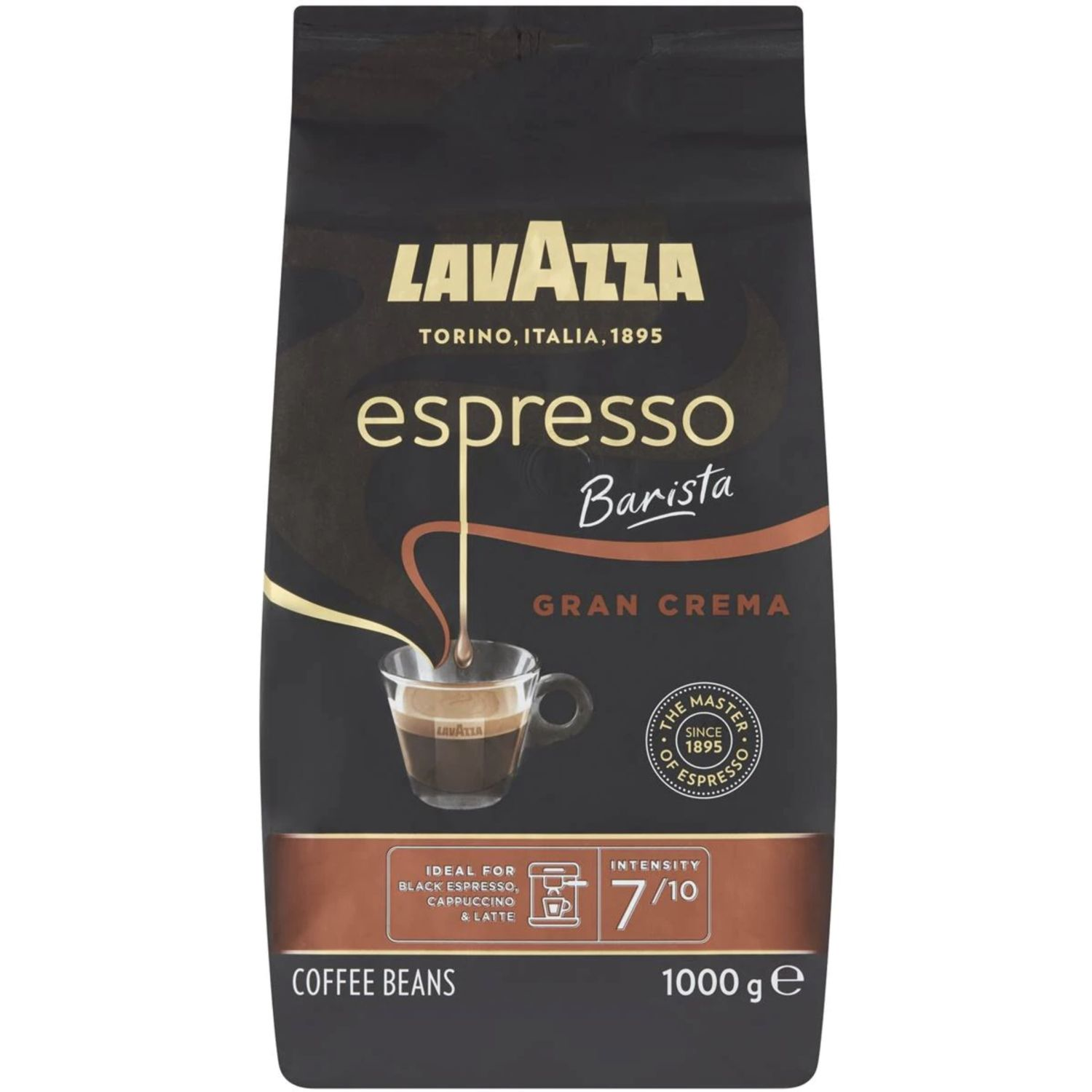 Lavazza Espresso Barista Gran Crema Coffee Beans, 1 Kilogram
