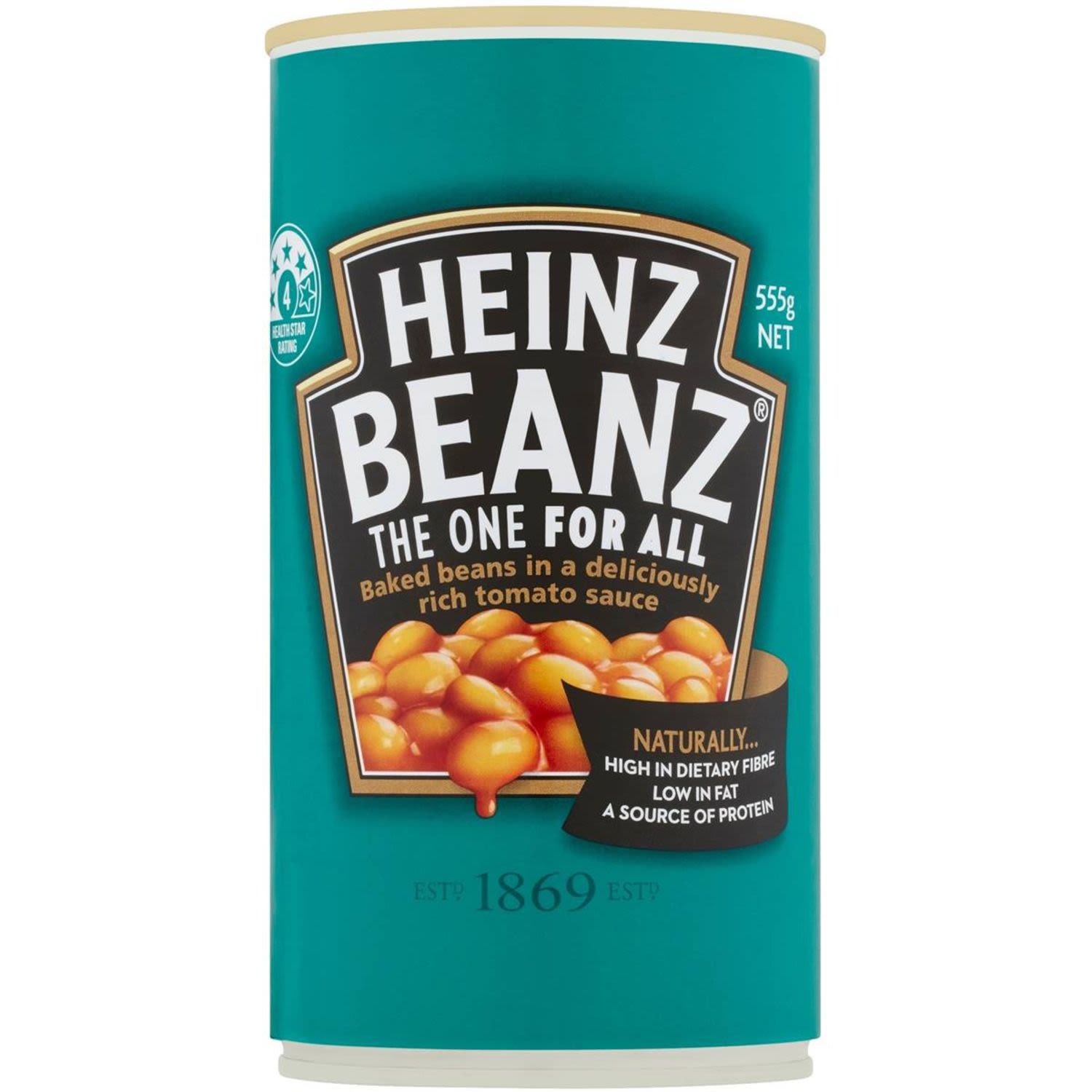 Heinz Baked Beans Tomato Sauce, 555 Gram