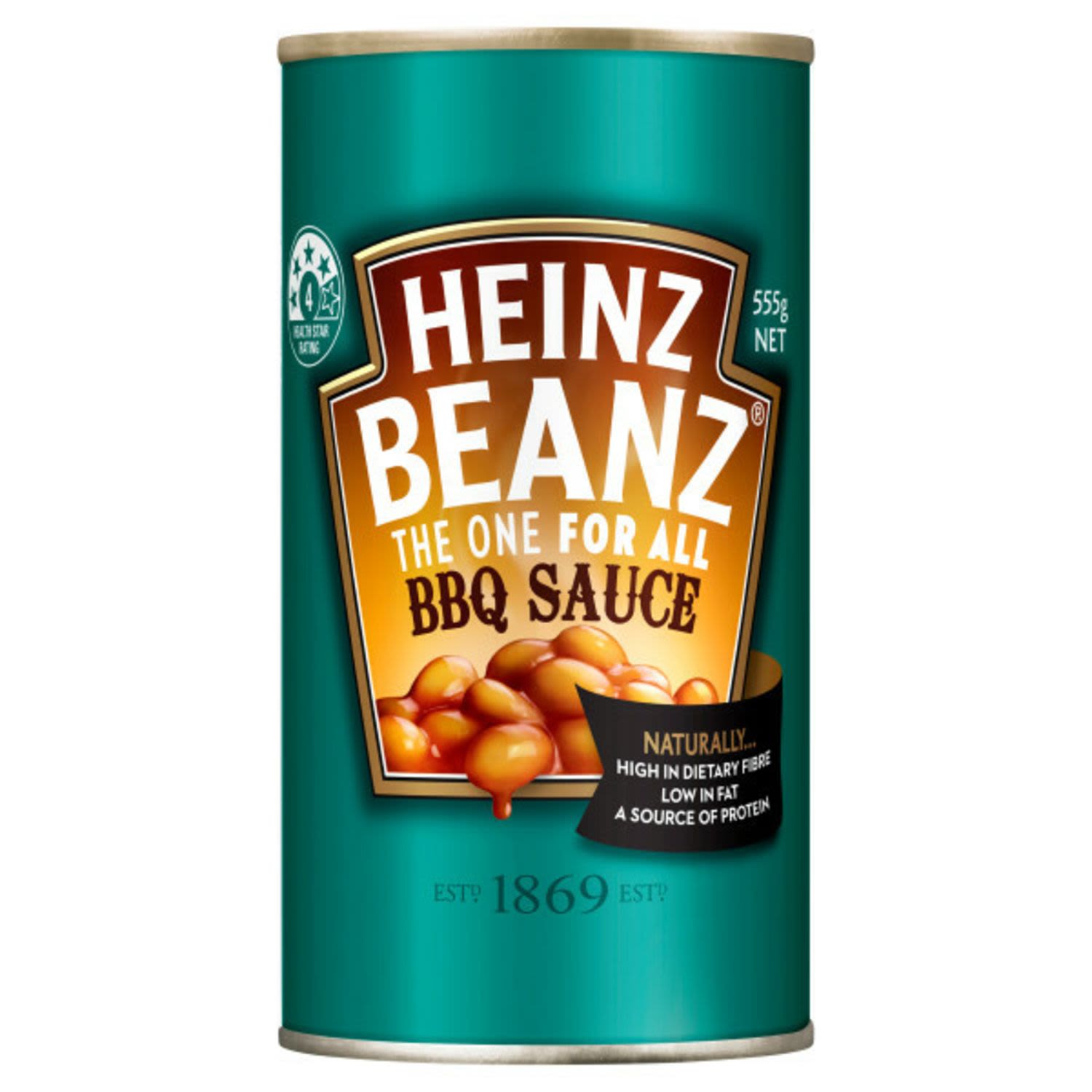 Heinz Baked Beans BBQ Sauce, 555 Gram