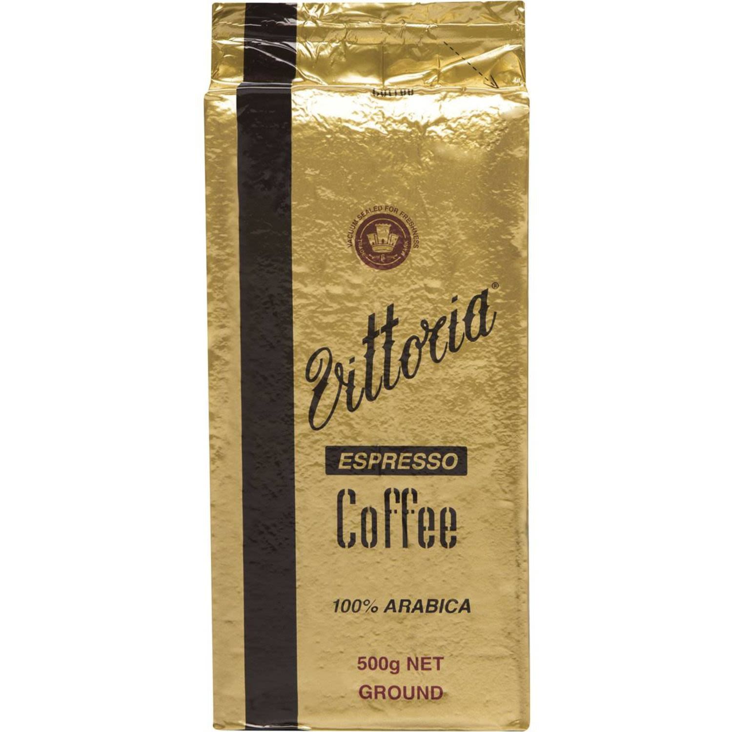 Vittoria Espresso Ground Coffee, 500 Gram