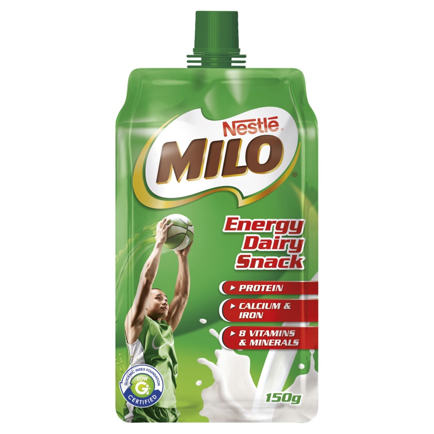 Milo Energy Dairy Snack gives kids energy to help them perform. Each serve is a good source of calcium.<br /> <br />