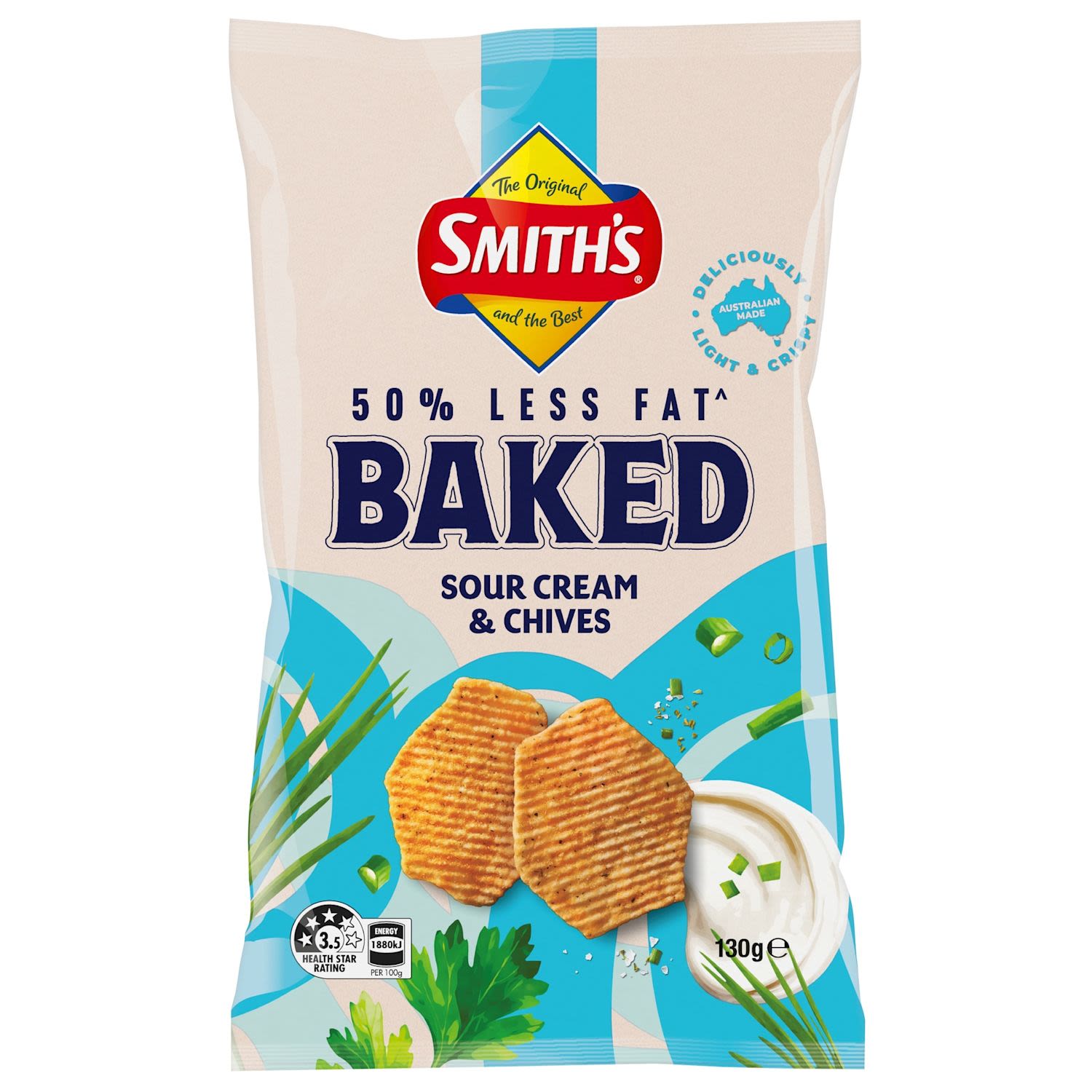 Smith's Oven Baked Sour Cream & Chives