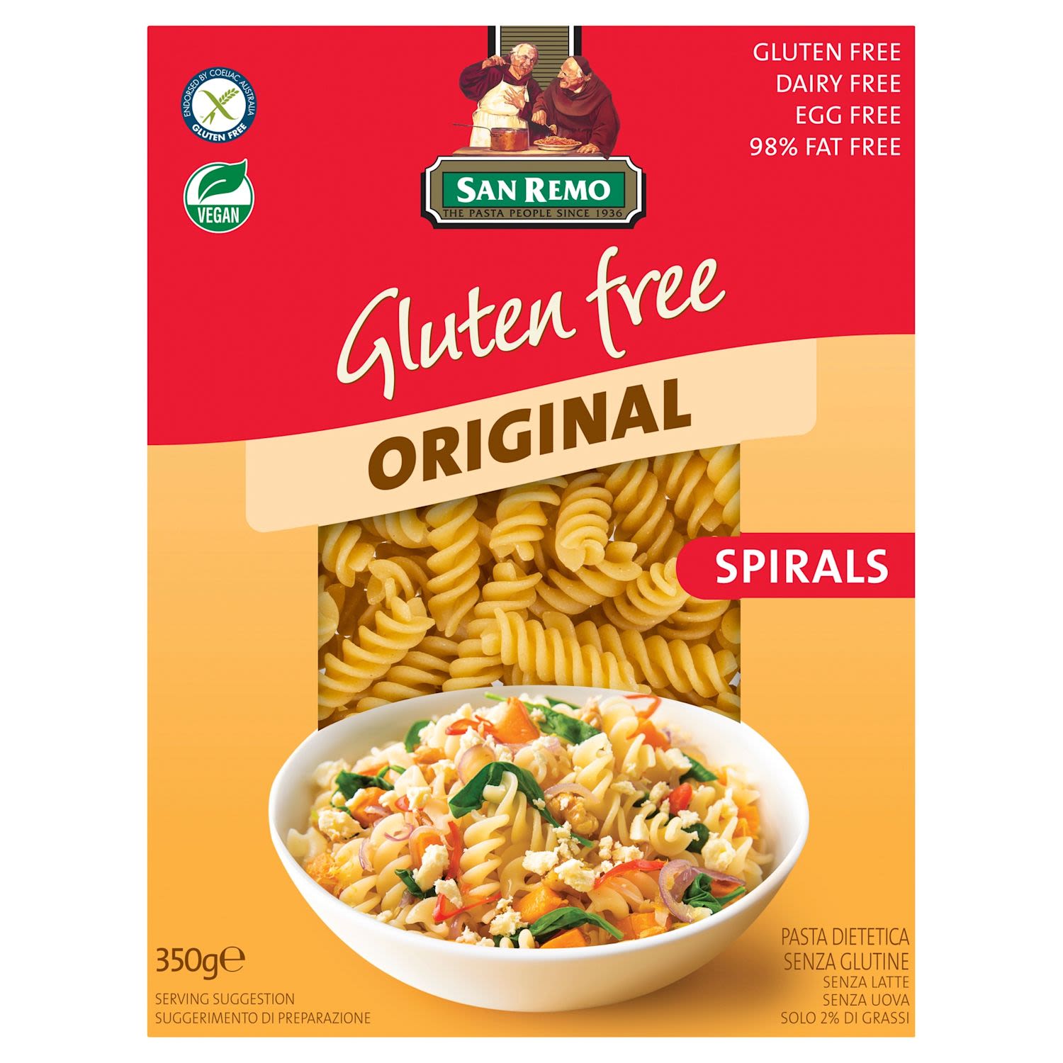 San Remo Gluten Free Original Spirals