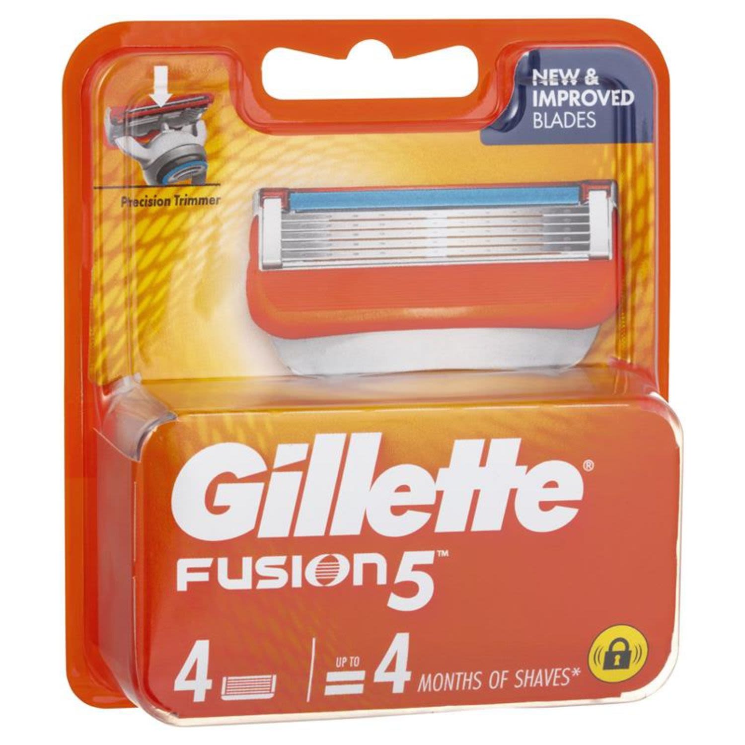 Gillette Fusion 5 Manual Cartridges, 4 Each