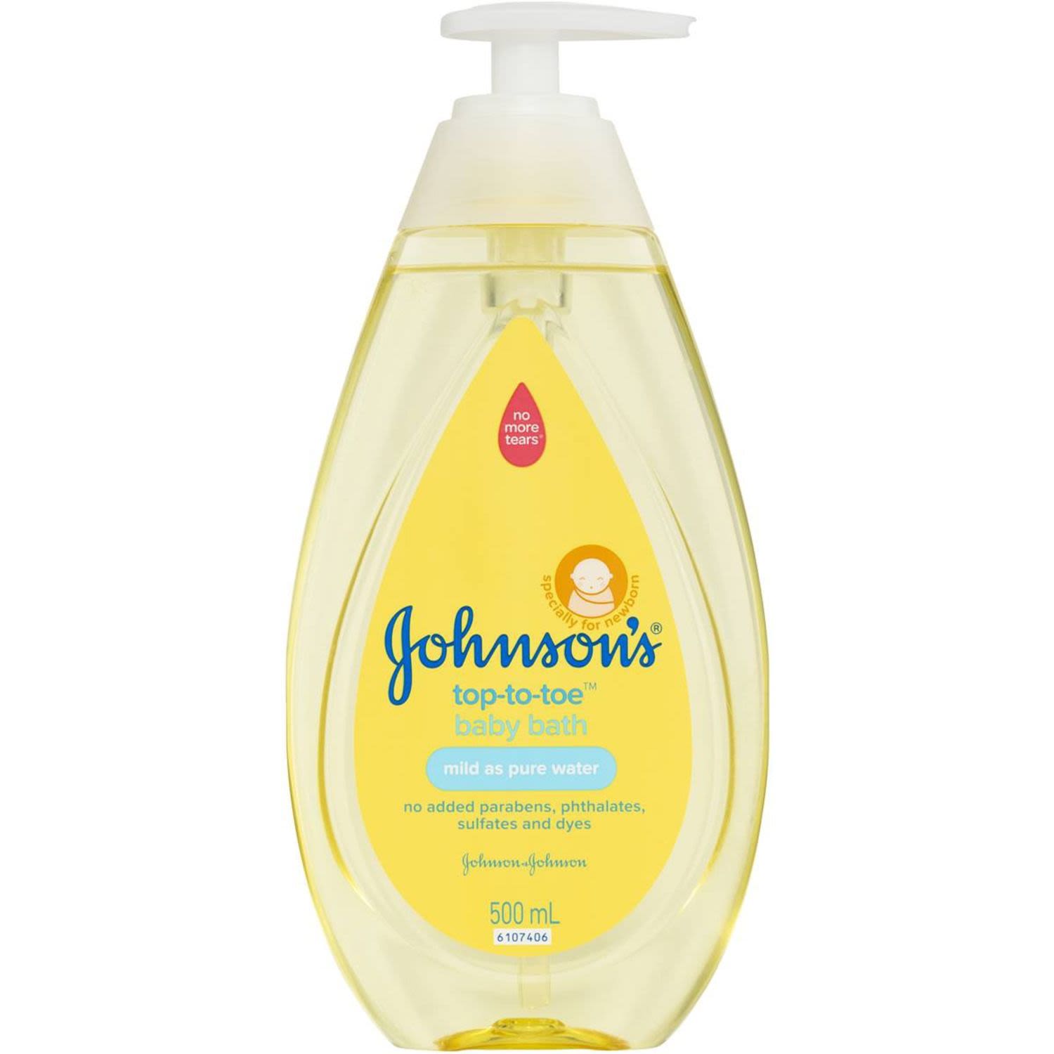 Johnson's Baby Wash Top To Toe Bath, 500 Millilitre