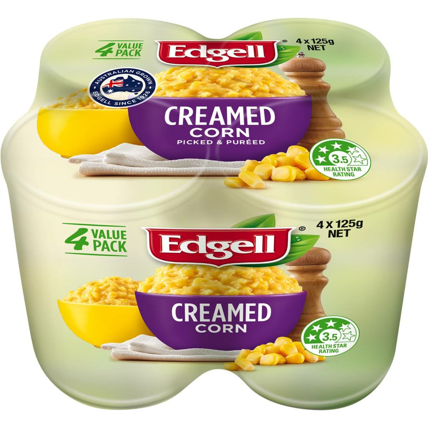 Edgell Creamed Corn, 4 Each