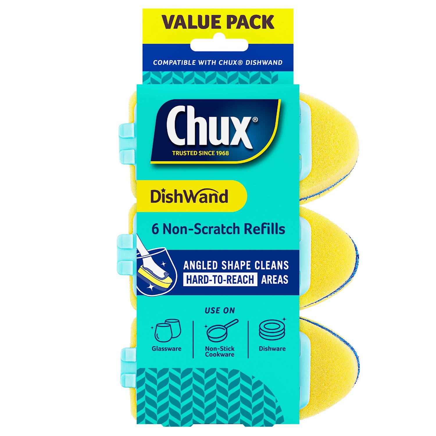 Chux Dishwand Non Scratch Refill