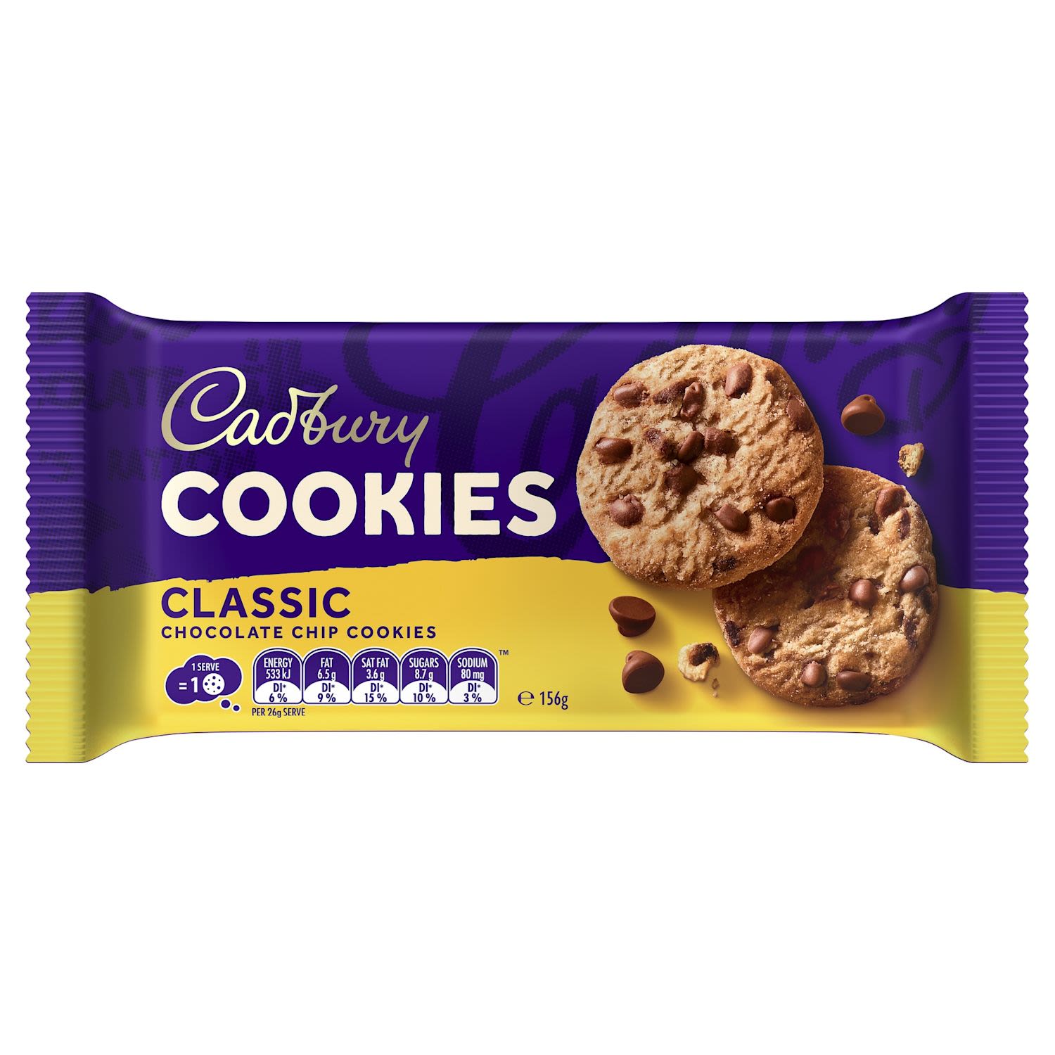 Cadbury Soft Choc Chip Cookies