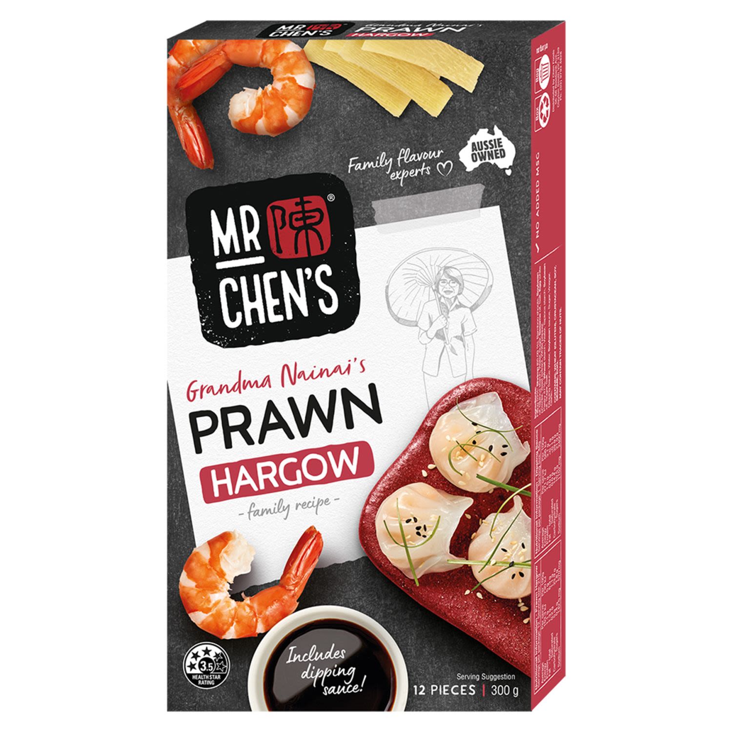 Mr Chen's Yum Cha Prawn Hargow, 300 Gram