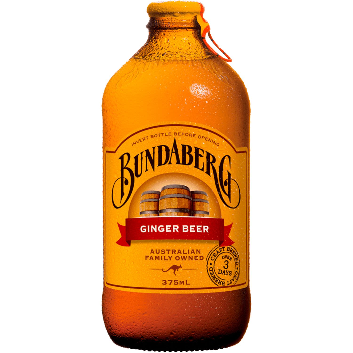 Bundaberg Brewed Dark Ginger Beer, 375 Millilitre