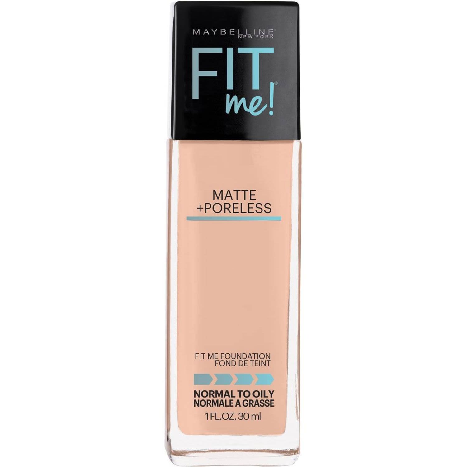 Maybelline Fit Me Matte & Poreless Foundation - Natural Beige, 30 Millilitre