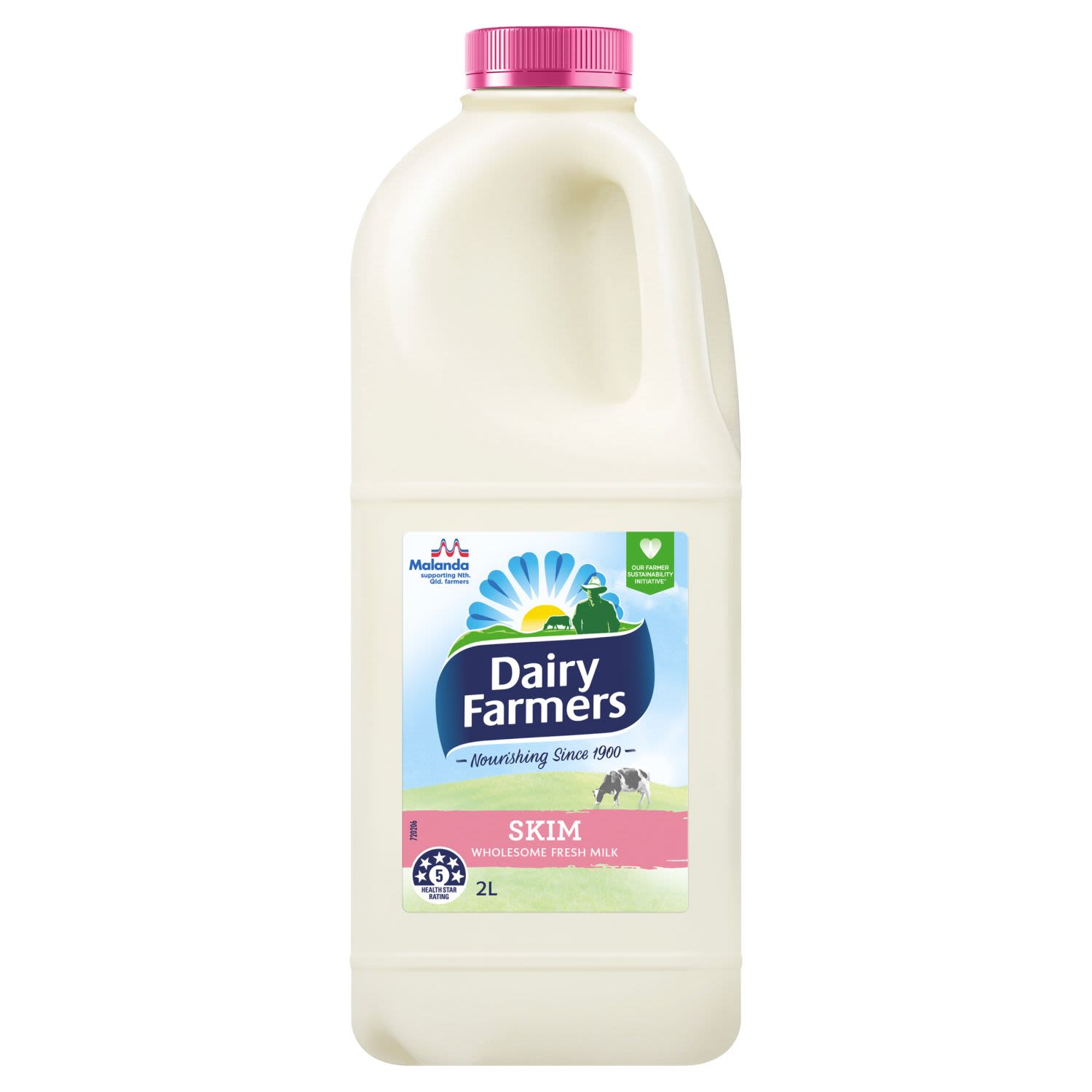 Dairy Farmers Skim Milk, 2 Litre