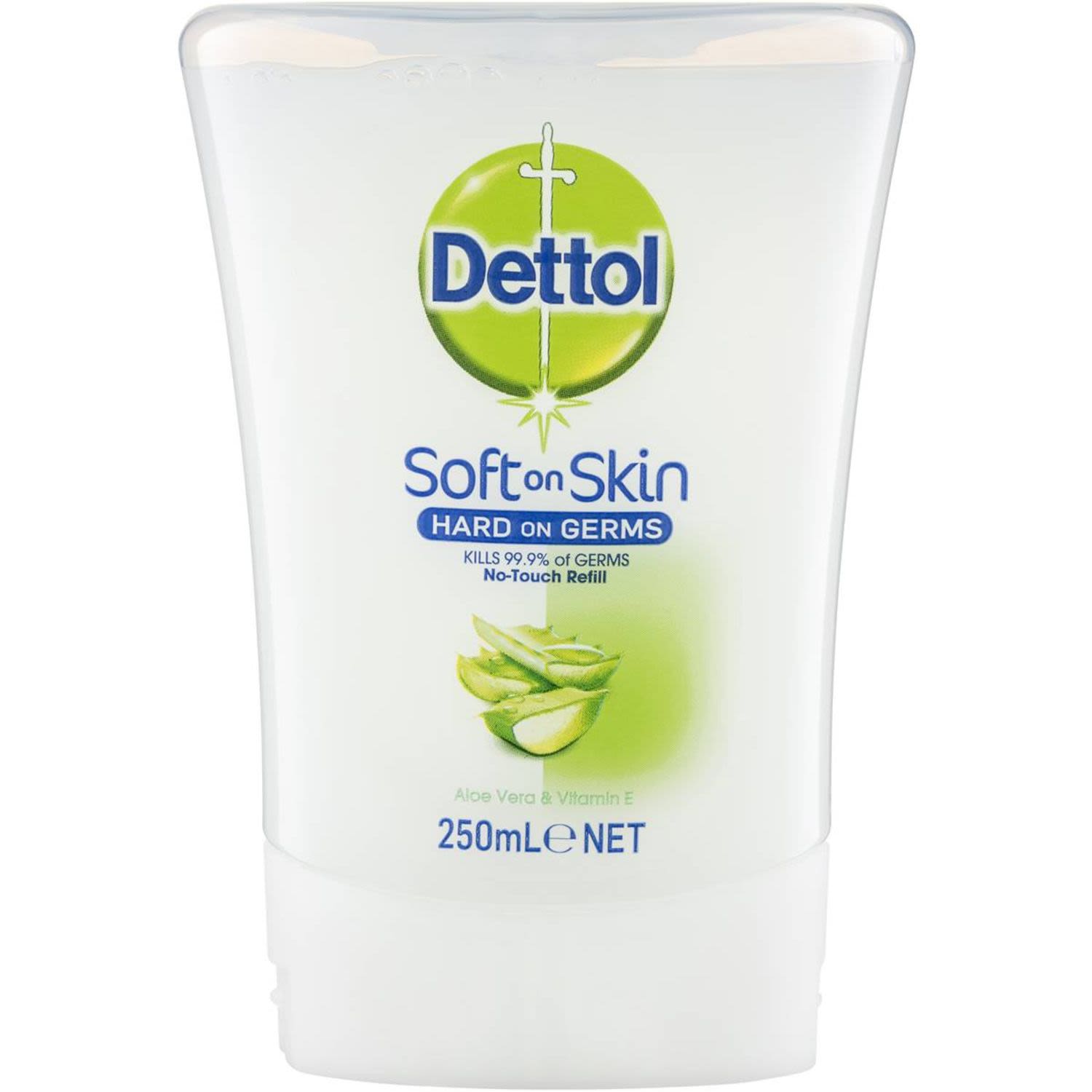 Dettol Antibacterial Hand Wash Refill Aloe Vera & Vitamin E, 250 Millilitre