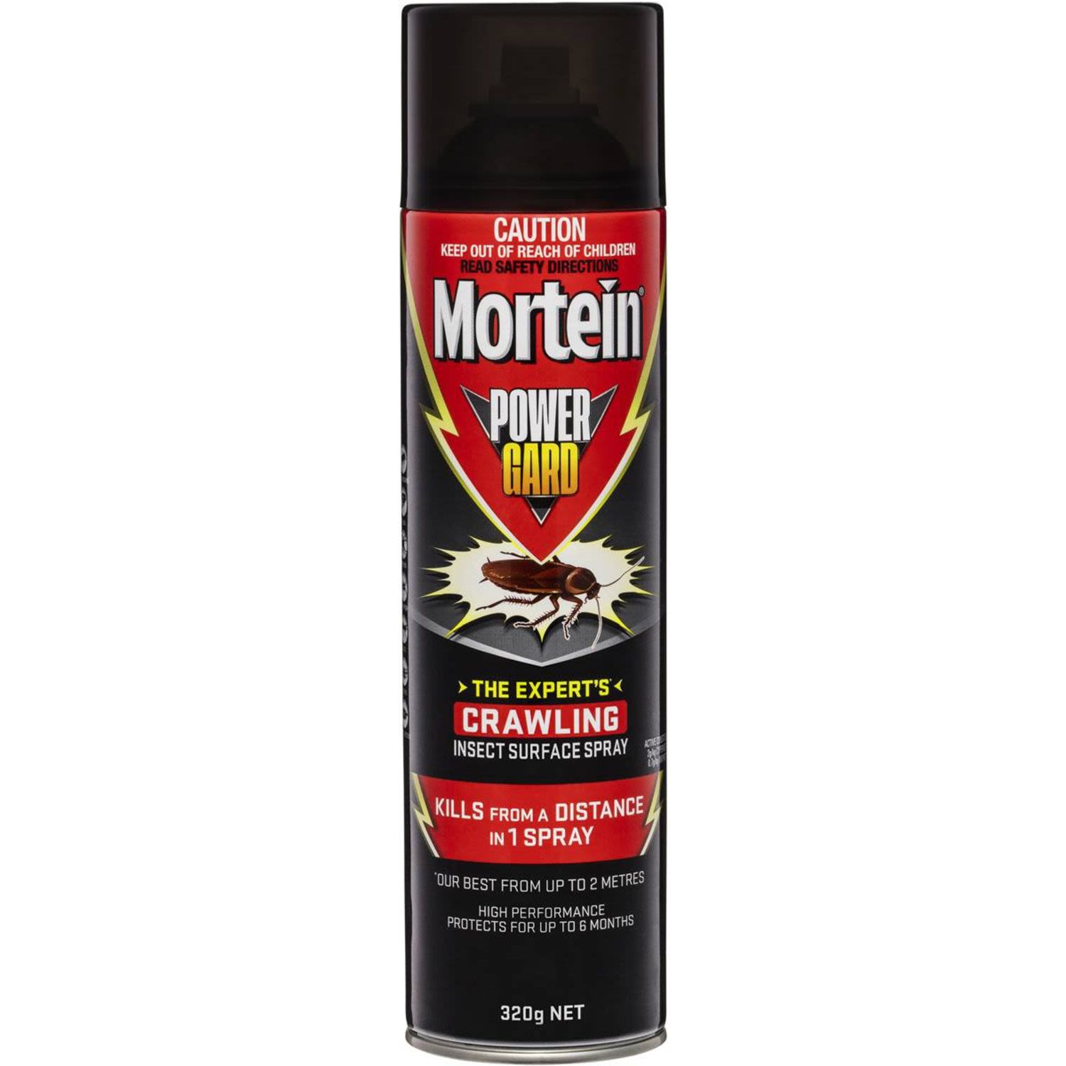 Mortein Powergard Crawling Insect Long Reach Surface Spray, 320 Gram