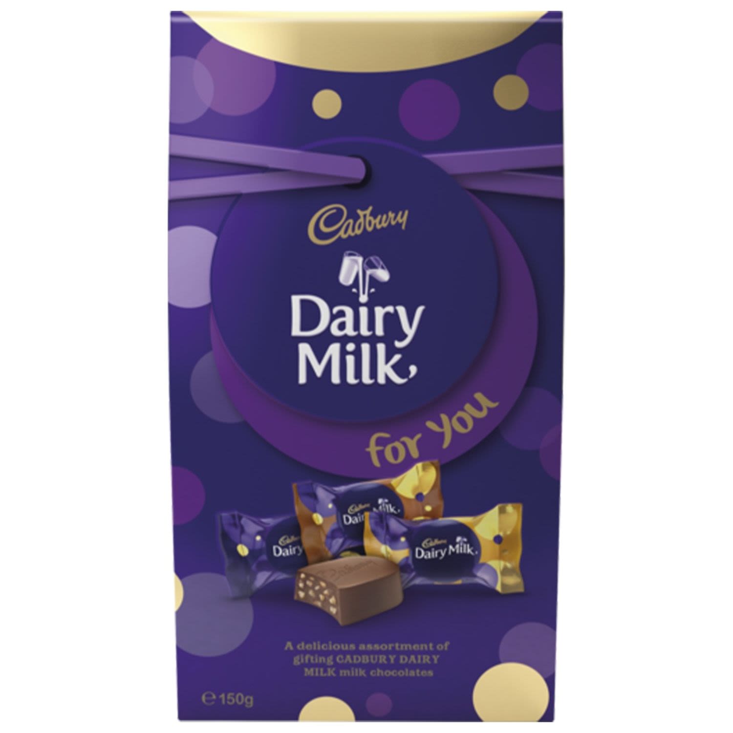 Cadbury Dairy Milk Chocolates Gift Pouch, 150 Gram