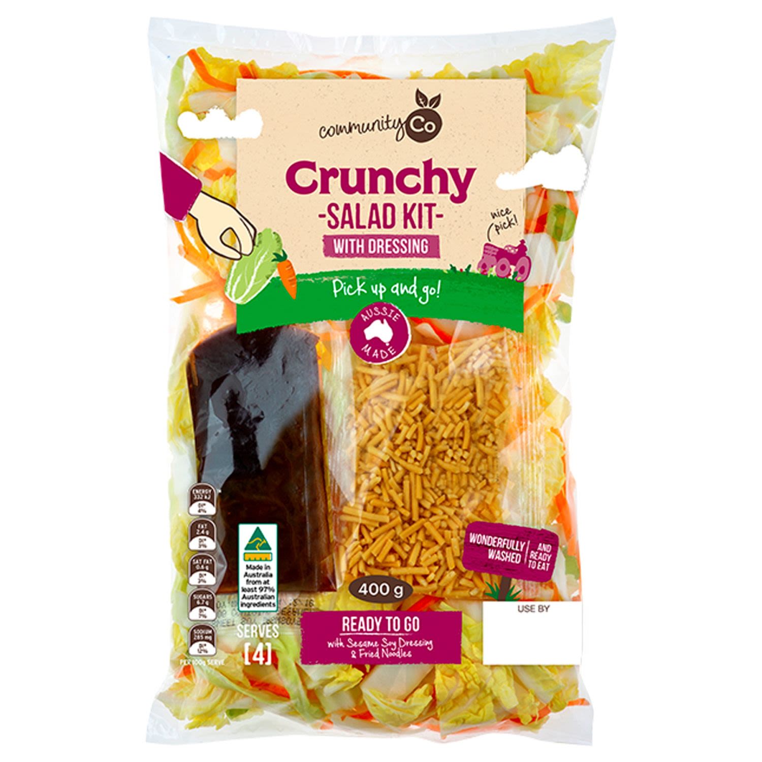 Community Co Crunchy Salad Kit, 400 Gram