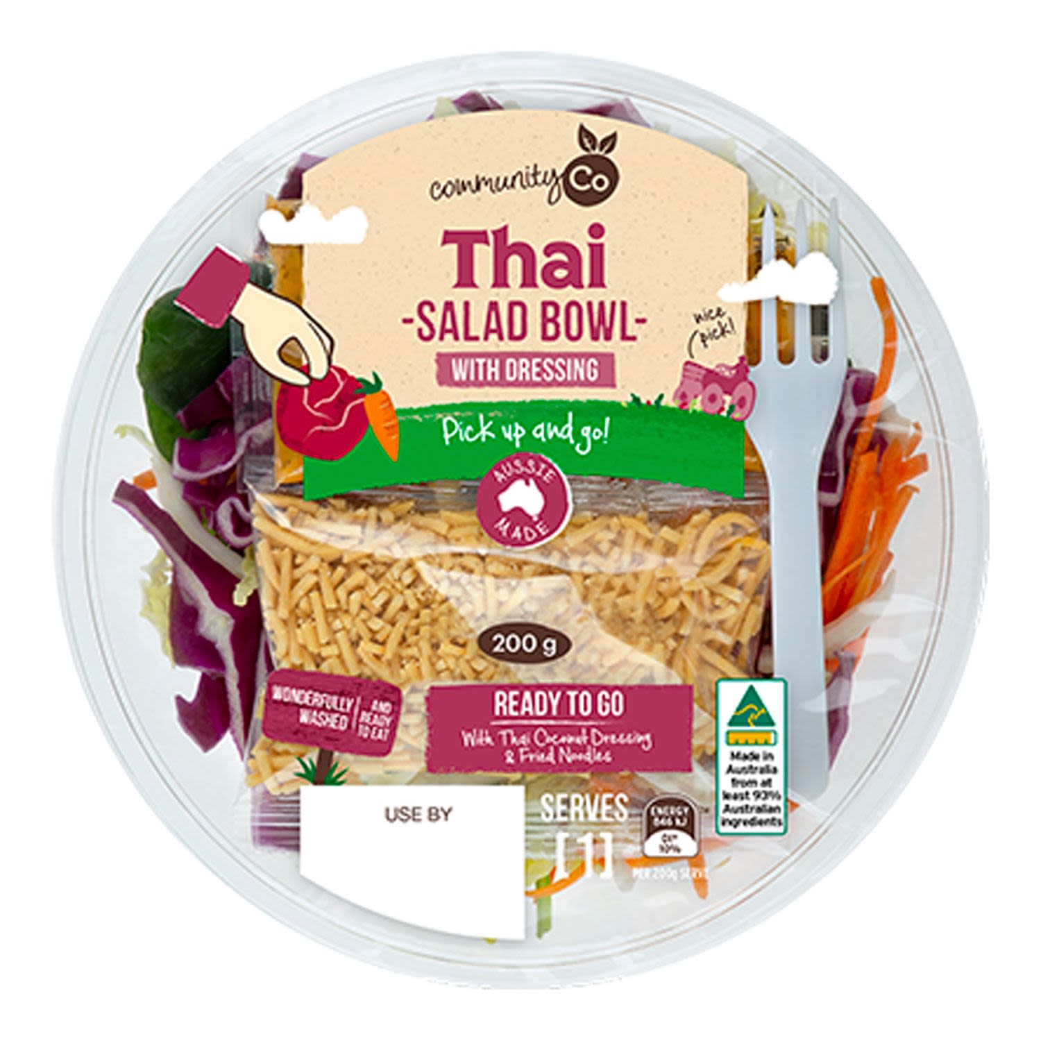 Community Co Thai Salad Bowl, 200 Gram