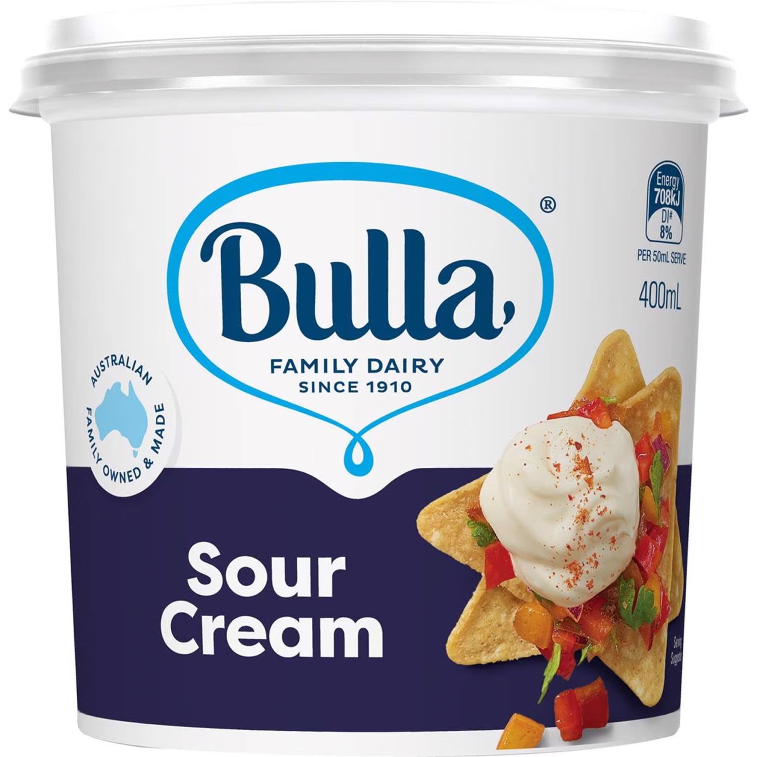 Bulla Sour Cream, 400 Millilitre