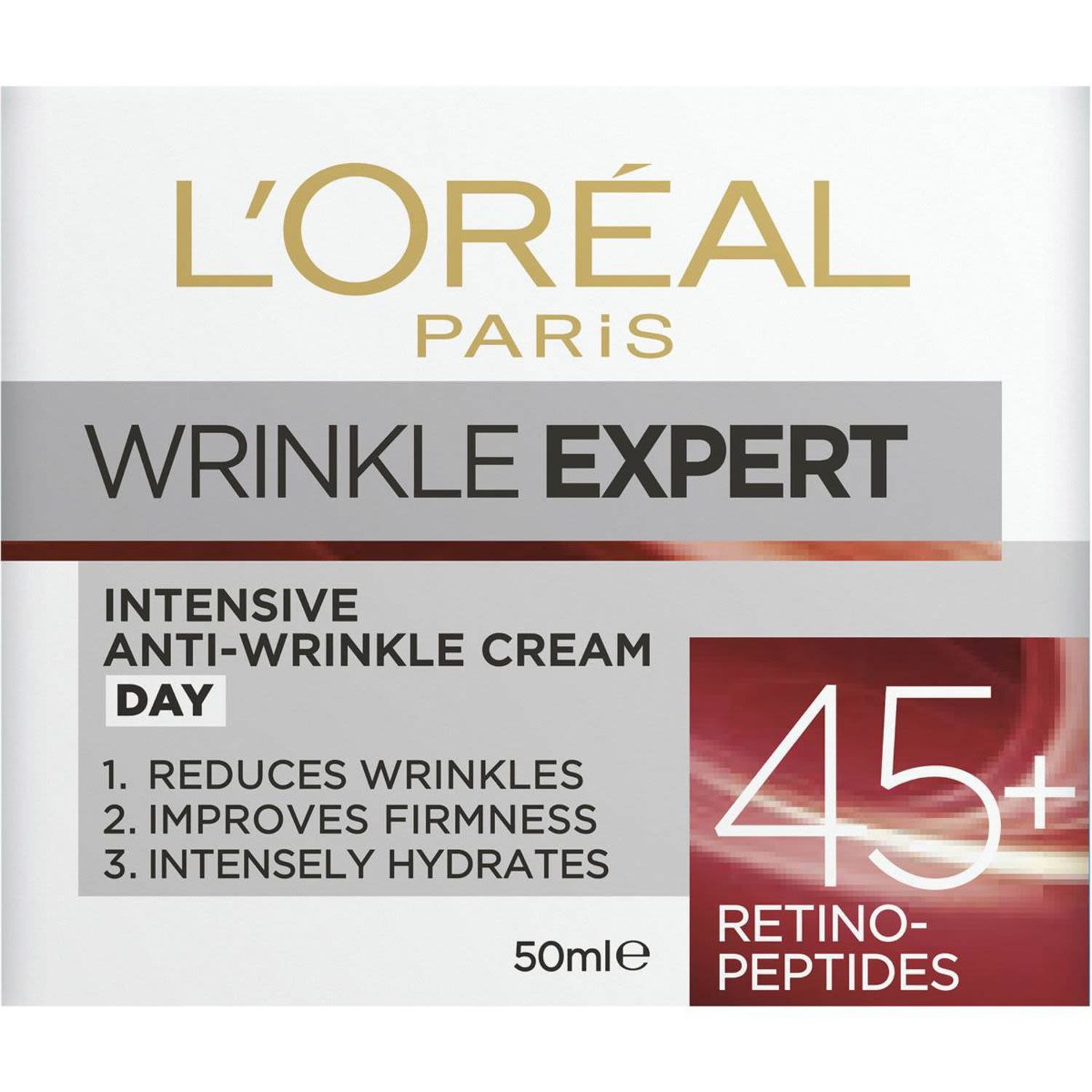 L'Oréal Wrinkle Expert Retino-Peptides 45 Anti-Wrinkle Day Cream, 50 Millilitre