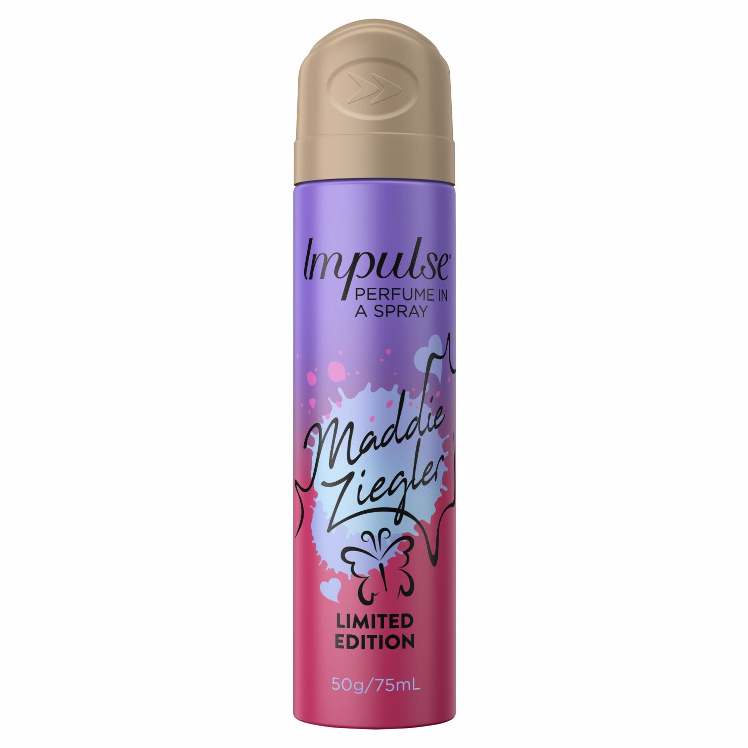 Impulse Women Body Spray Aerosol Deodorant Maddie Ziegler Limited Edition, 75 Millilitre
