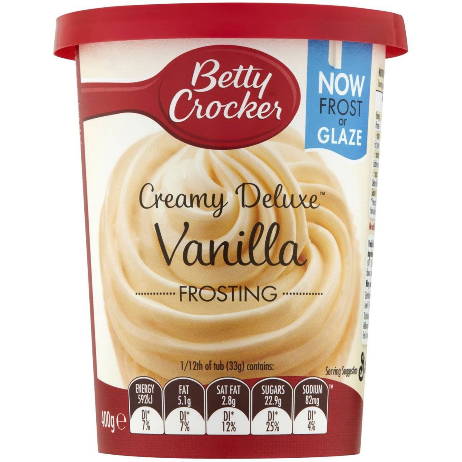 Betty Crocker Vanilla Frosting, 400 Gram