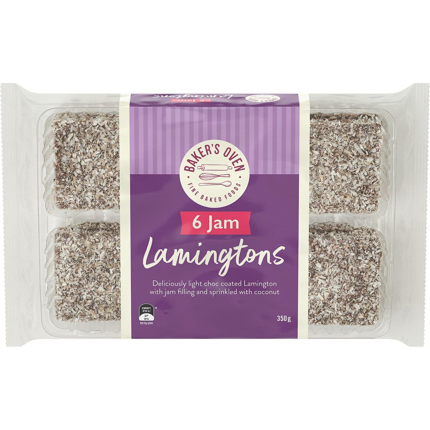 Bakers Oven Jam Lamington