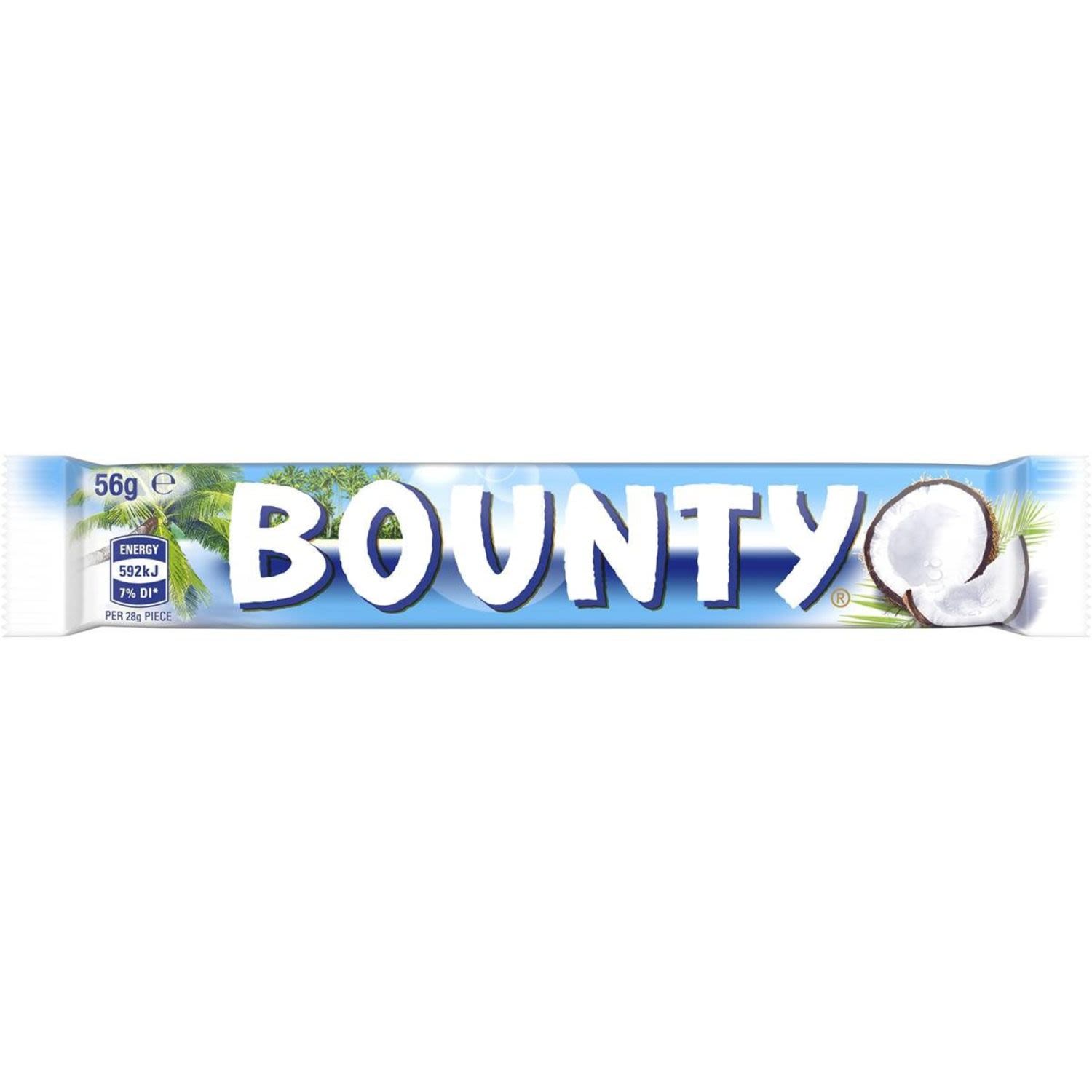 Bounty Chocolate Bar, 56 Gram