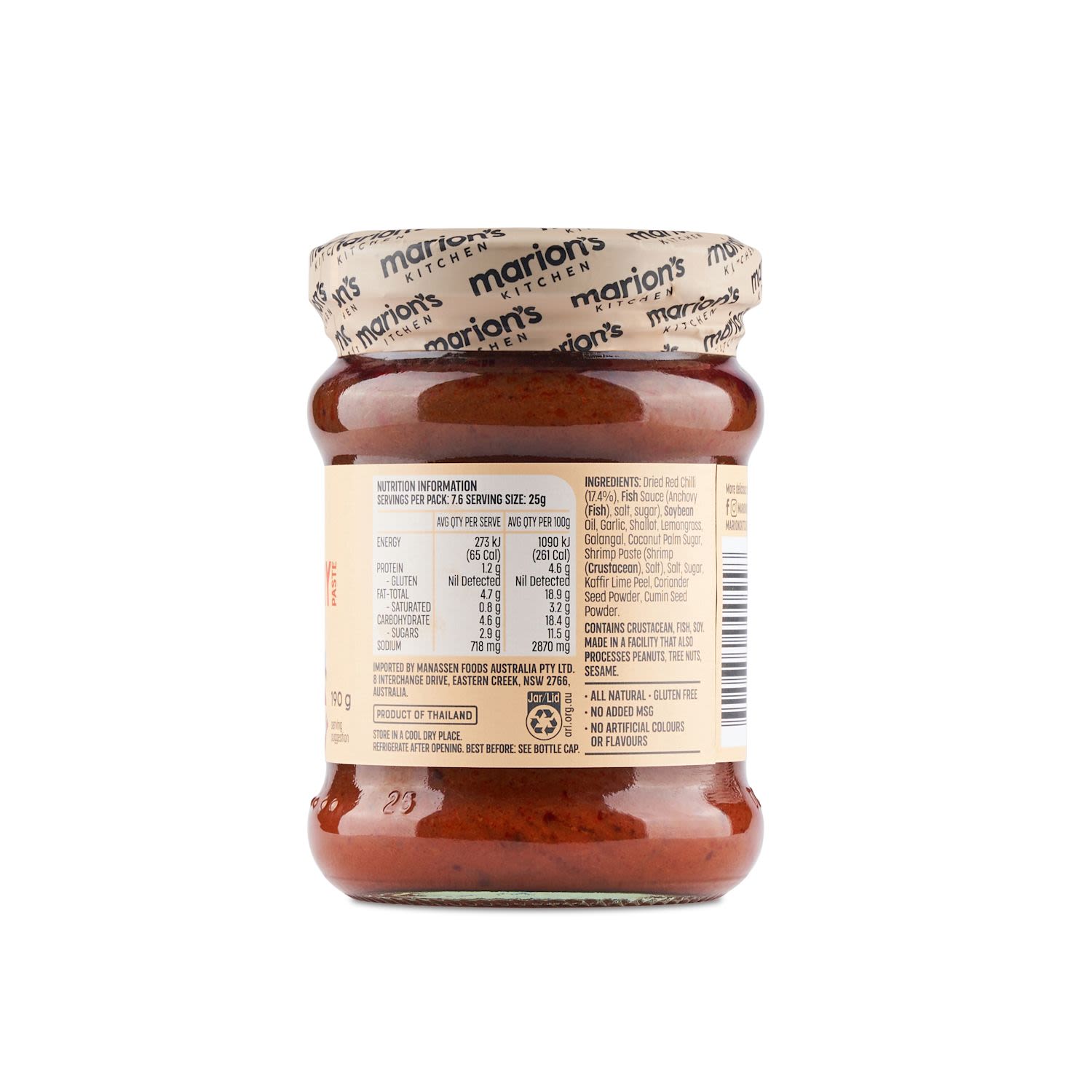 Marion s Kitchen Red Curry Paste