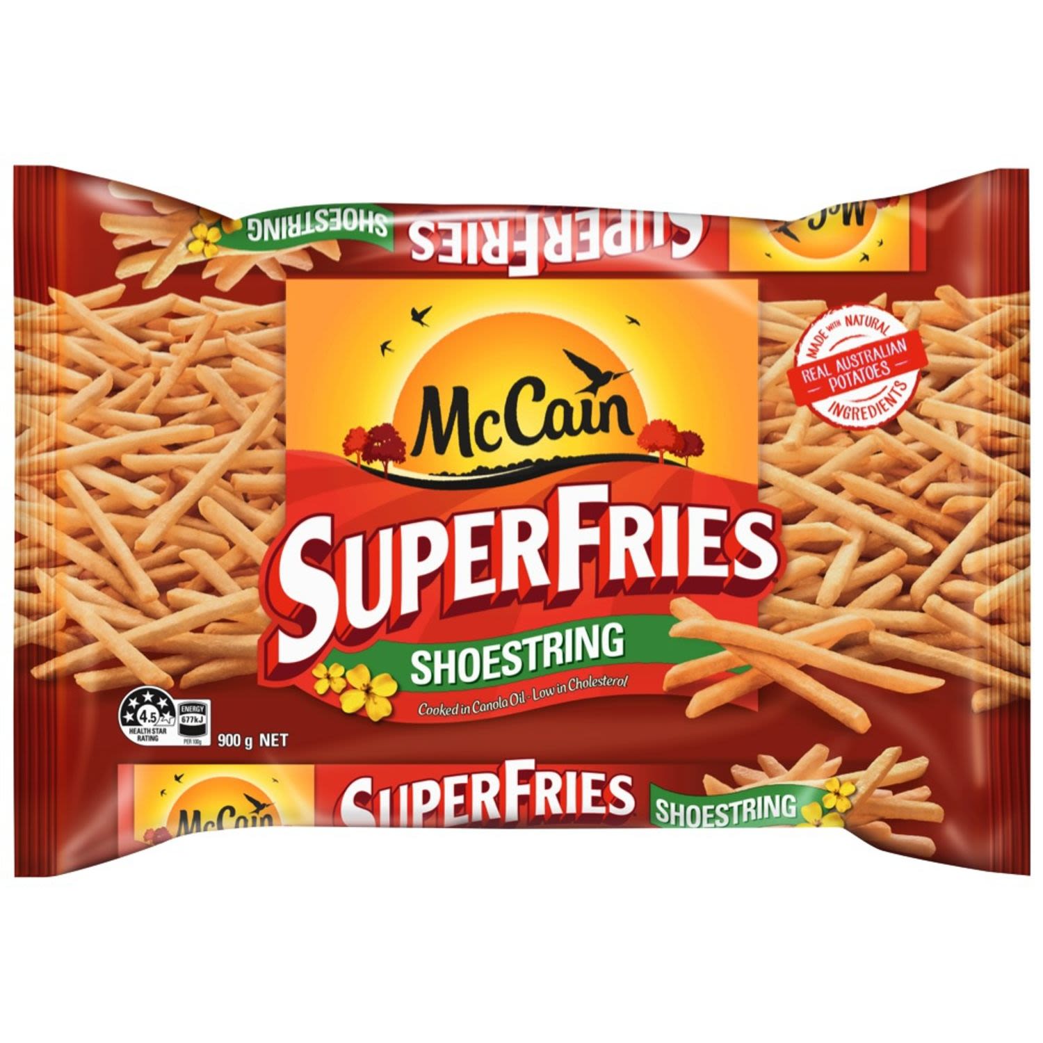 McCain Chips SuperFries Shoestring, 900 Gram