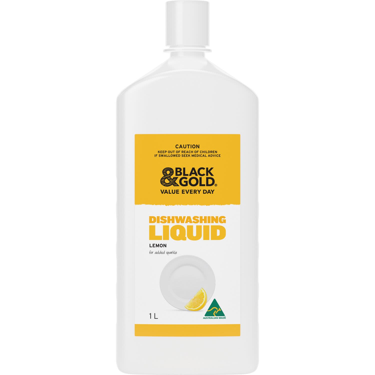 Black & Gold Lemon Dishwashing Liquid, 1 Litre
