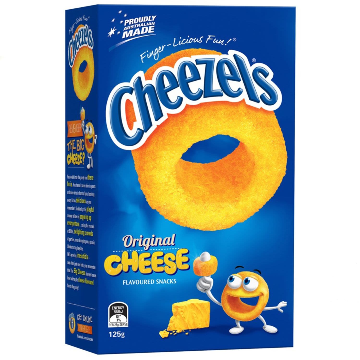 Cheezels Cheese Box, 125 Gram