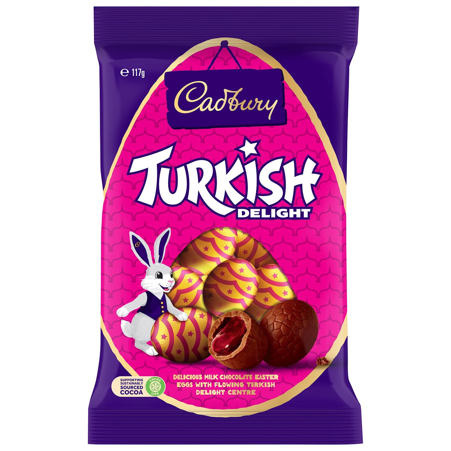 Cadbury Turkish Delight Egg Bag