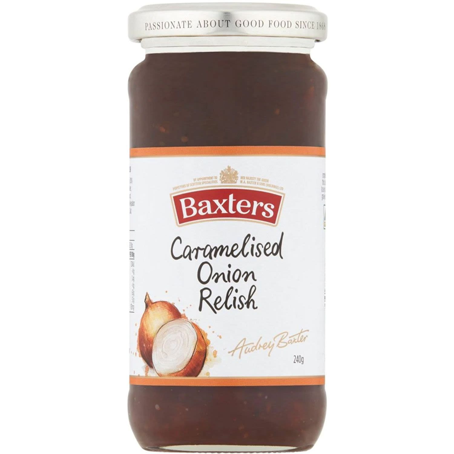 Baxter's Caramelised Onion Relish, 240 Gram