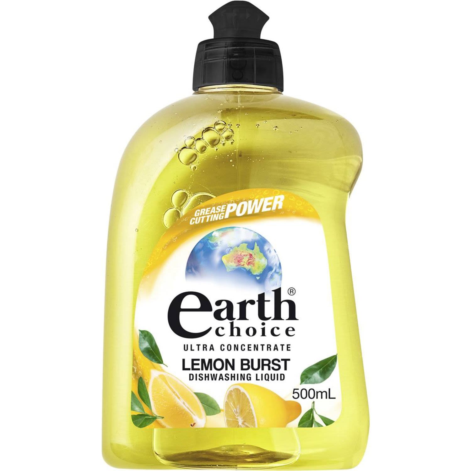 Earth Choice Ultra Concentrate Dishwashing Liquid Lemon Burst, 500 Millilitre