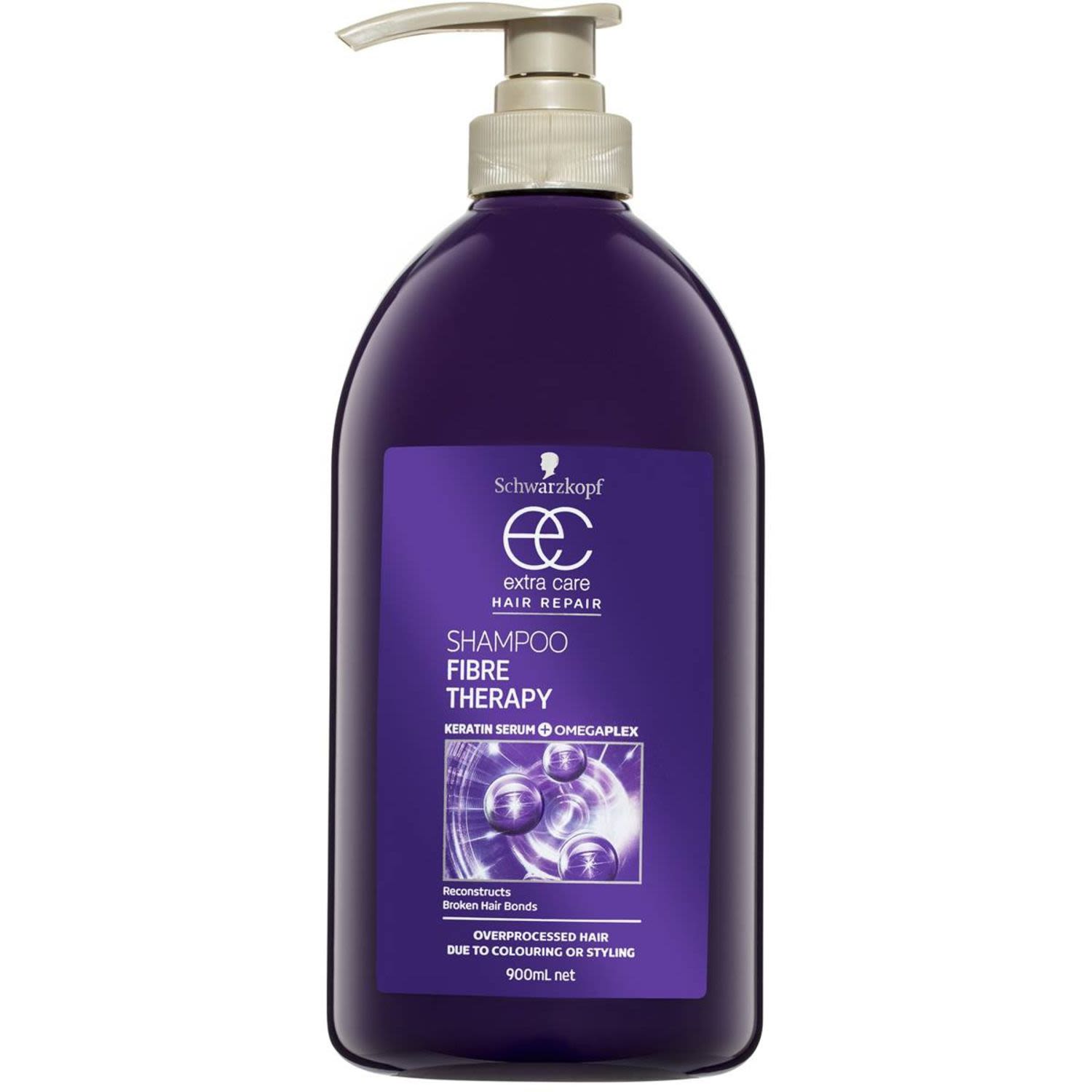 Extra Care Fibre Therapy Shampoo, 900 Millilitre