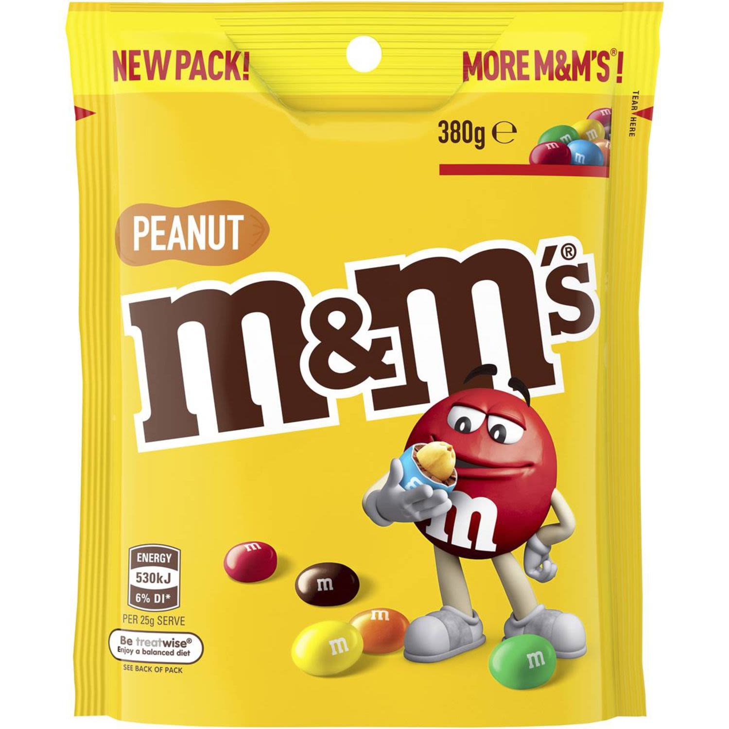 M&M's Peanut Pouch, 380 Gram