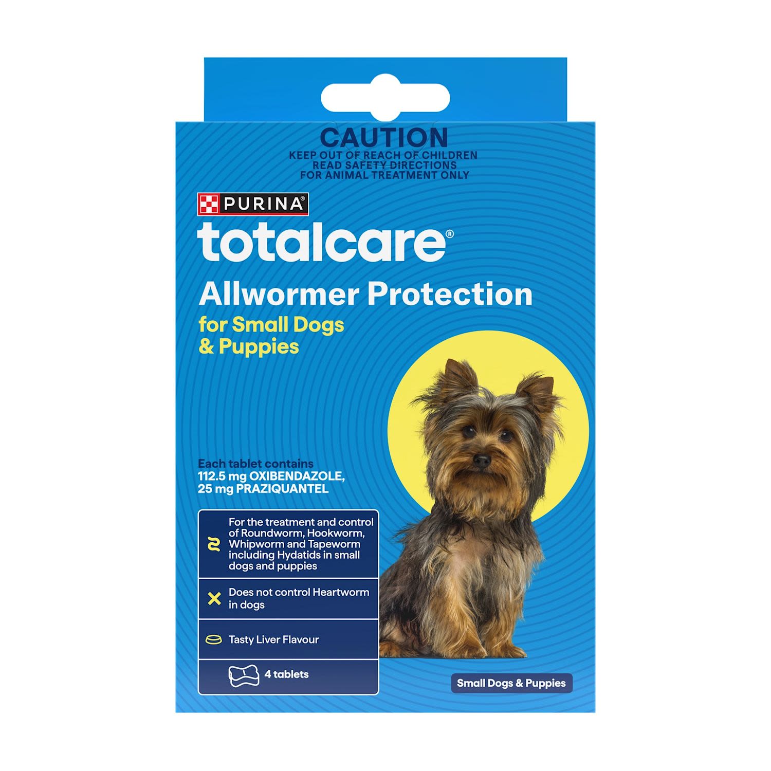 Purina Total Care Flea Treatment Tasty Allworm Dog Small/Puppy