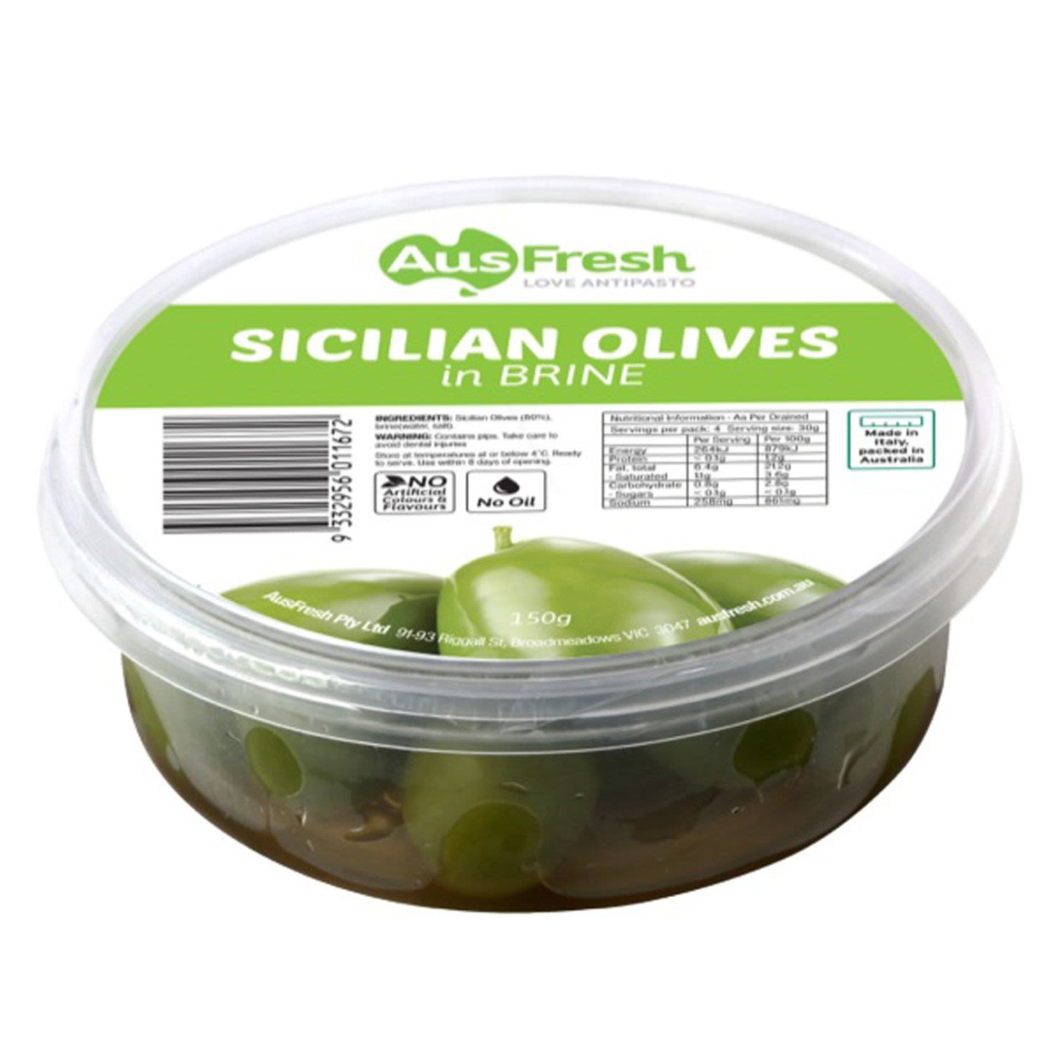 AusFresh Sicilian Olives in Brine
