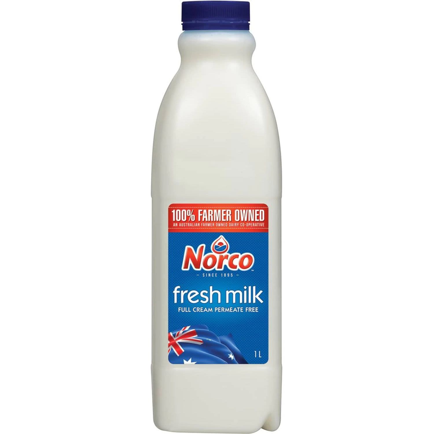 Norco Fresh Full Cream Milk, 1 Litre