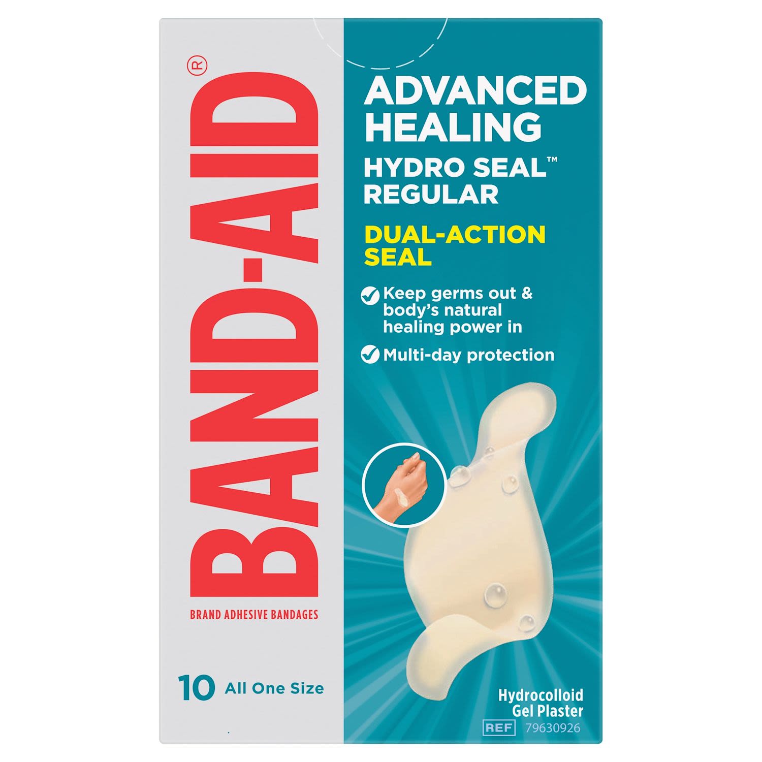 Band-aid Advanced Healing Hydro Seal Gel Plasters Regular