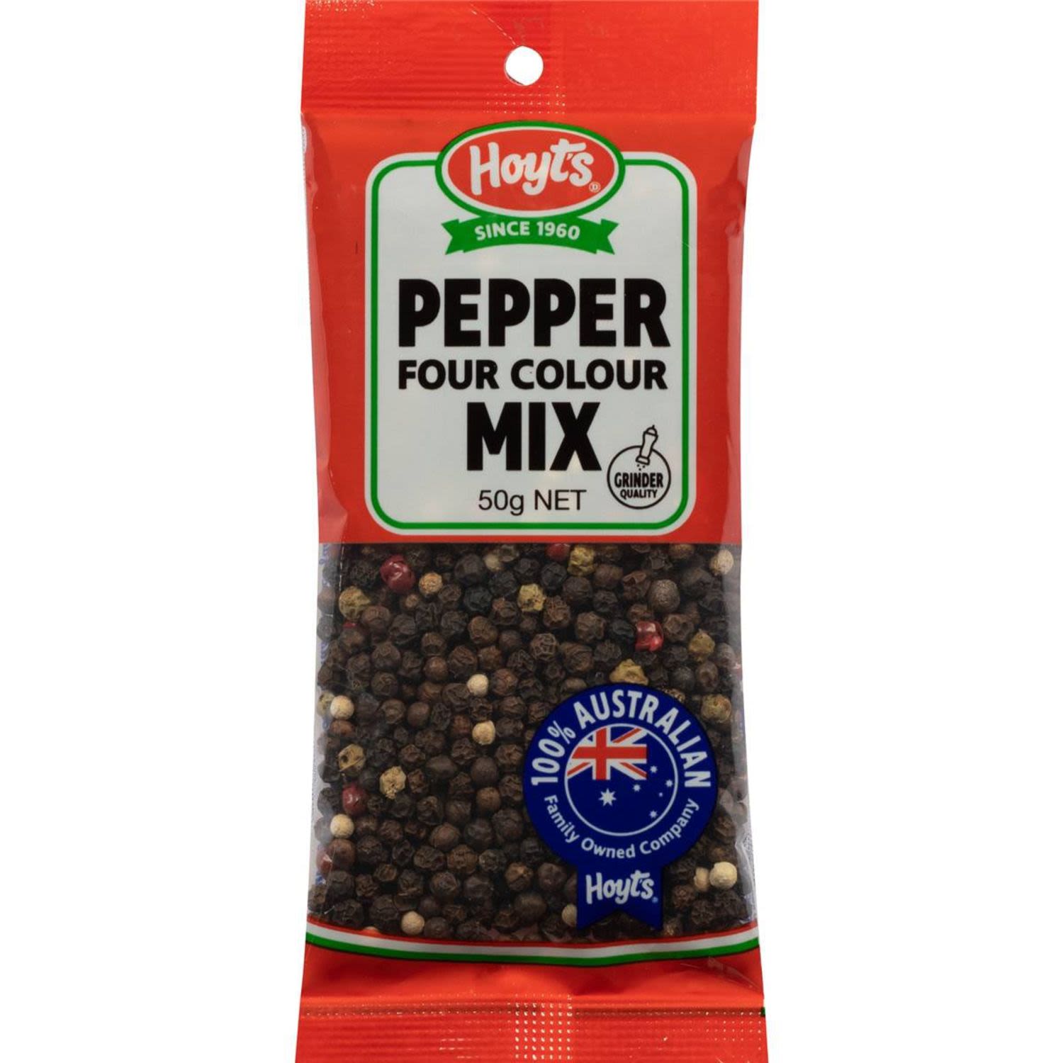 Hoyt's Pepper Four Colour Mix, 50 Gram