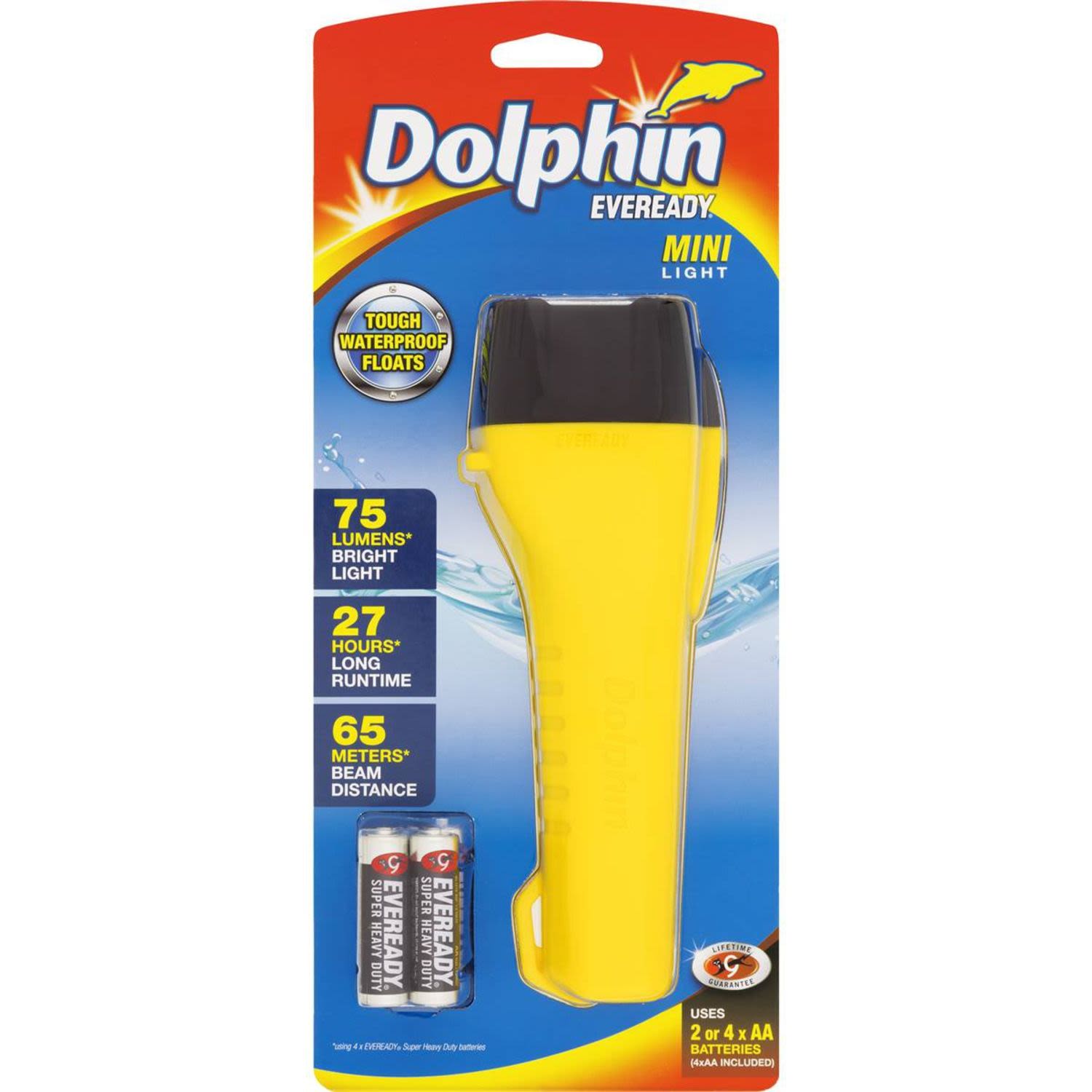 Dolphin Handheld Mini 4AA, 1 Each