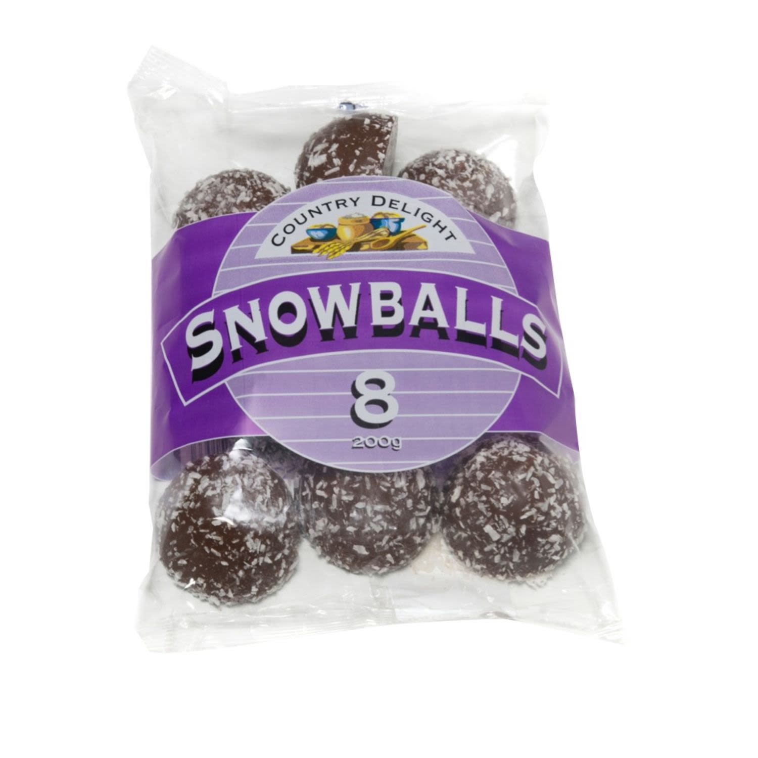 Country Delights Snowballs, 8 Each
