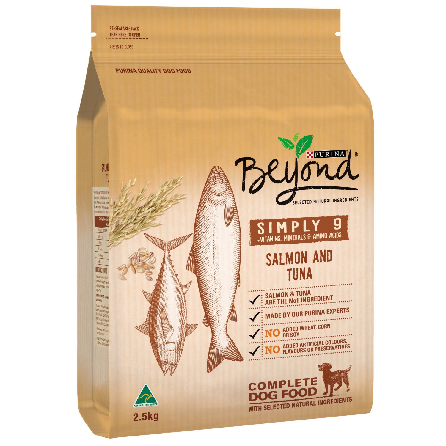 Beyond Simply 9 Adult Dog Salmon & Tuna Dry Dog Food, 2.5 Kilogram