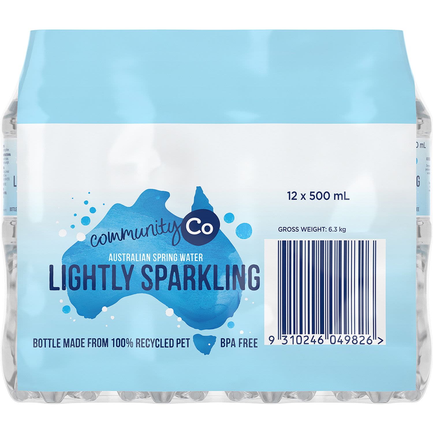 Community Co Lightly Sparkling Water, 12 Each