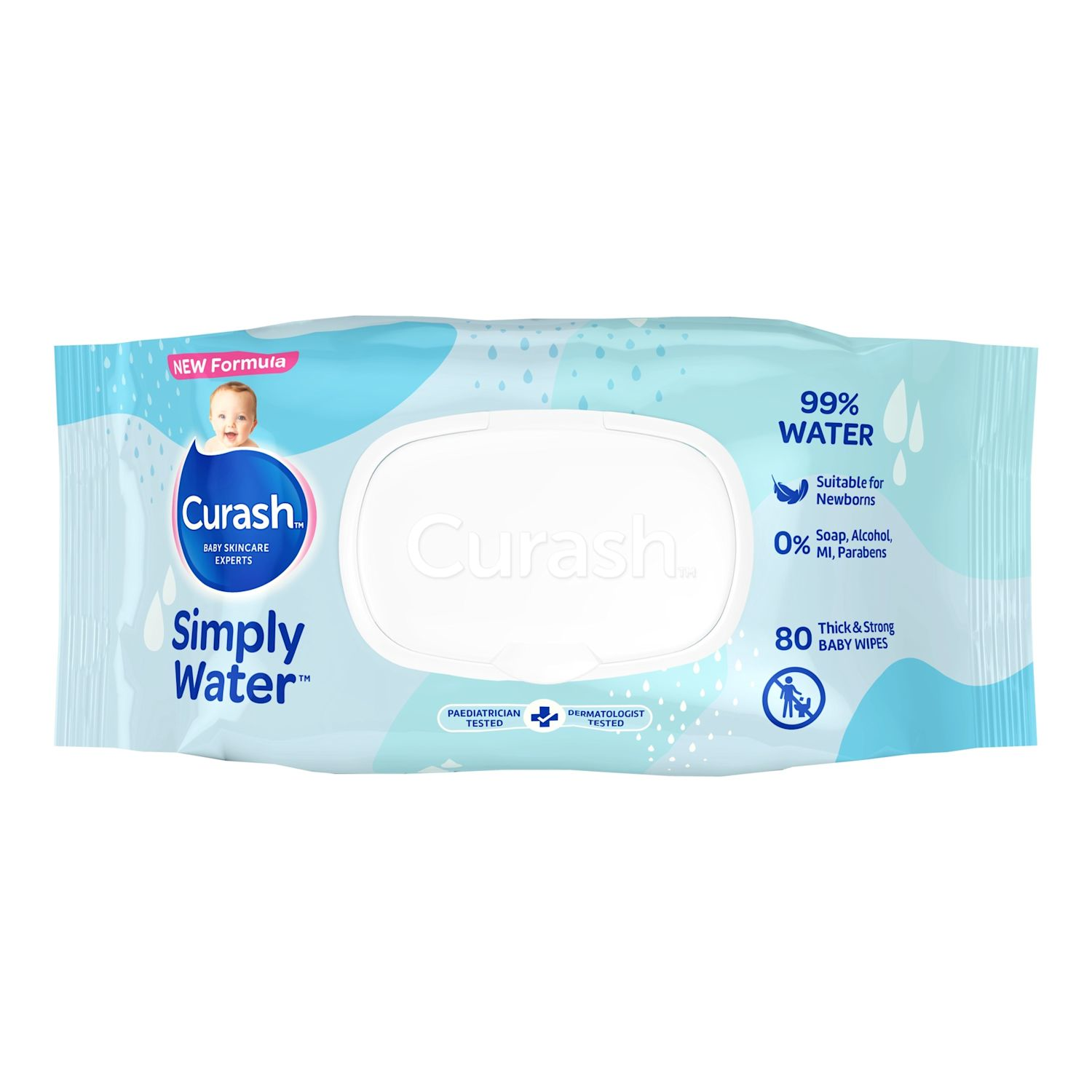 Curash Baby Wipes Simply Water